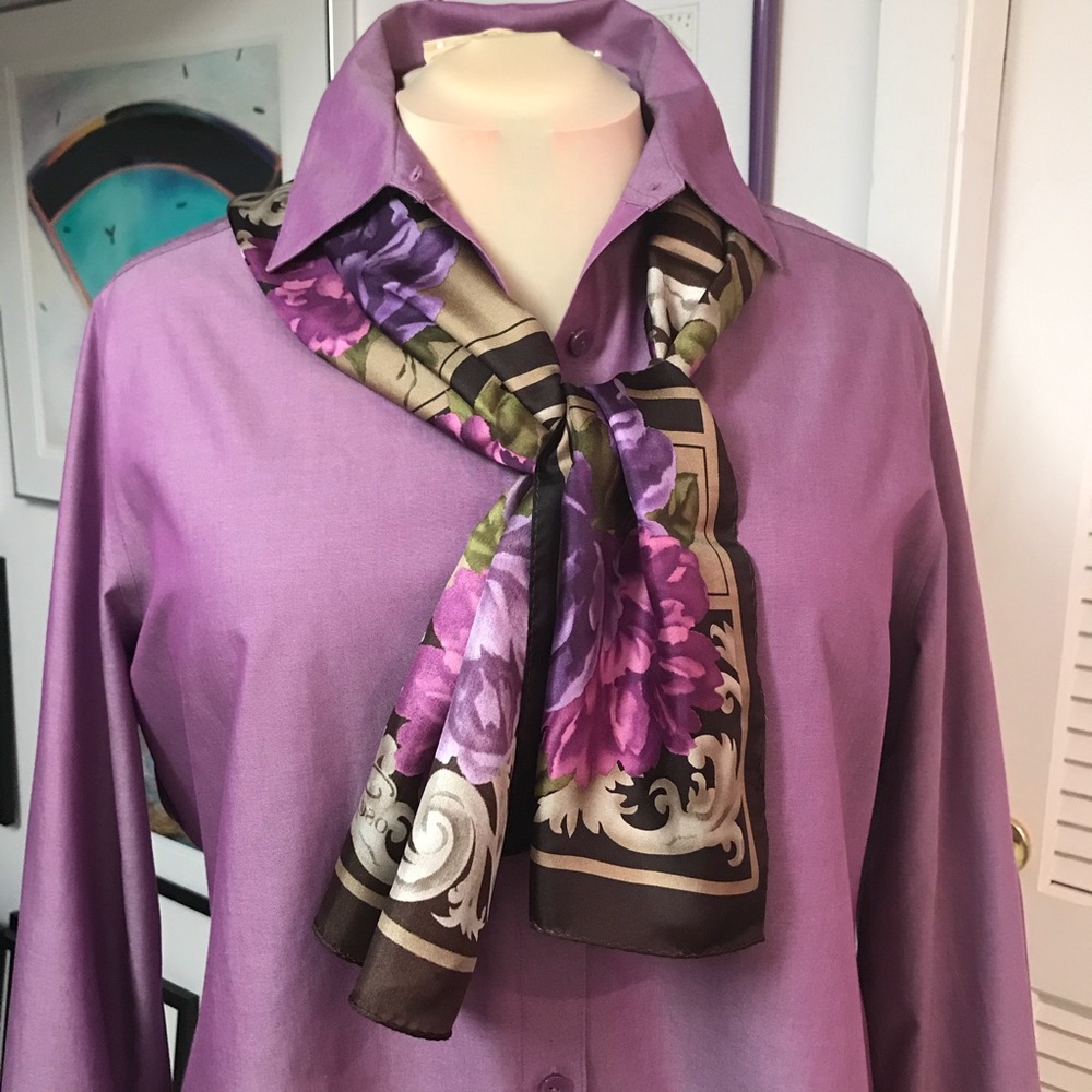 Oscar® silk scarf